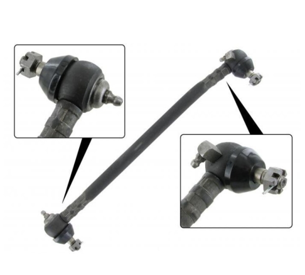Tie rod assembly left (not adjustable)  Beetle LHD with sector type steering until 7.1965